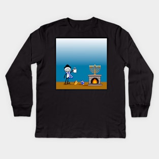 Hanukkah Kids Long Sleeve T-Shirt